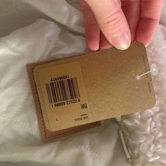 NWT Levi’s Ex-Boyfriend Corduroy Sherpa Trucker Jacket - Picture 6 of 8